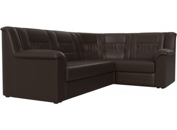 Диван-кровать Терра-М правый коричневая экокожа