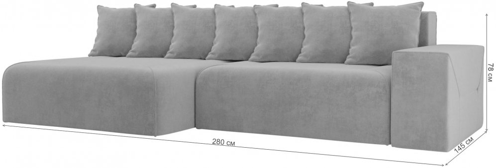 Диван угловой Кельн левый корфу 02