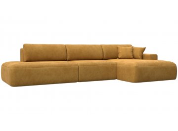 Диван Лига-036 НПБ Модерн Лонг brut 10 желтый