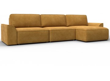 Диван угловой Форум-048 НПБ brut 10 желтый