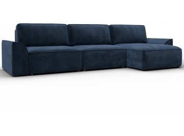 Диван угловой Лига-048 НПБ tower 13 синий