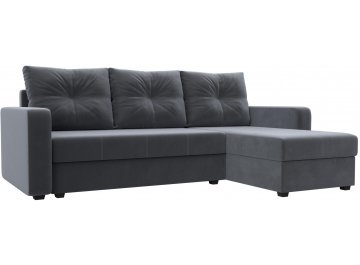 Диван угловой Ливерпуль Лайт seven 17 серый