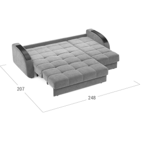 Диван угловой Moon Family 109 / Н30 Lux v1+7Я н+(2)65 н 004802