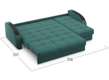 Диван угловой Moon Family 109 / Н30С Lux v1+7Я н+(2)65 н 004805