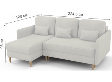 Диван угловой N3.2 Санваль левый