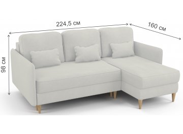 Диван угловой N3.2 Санваль правый