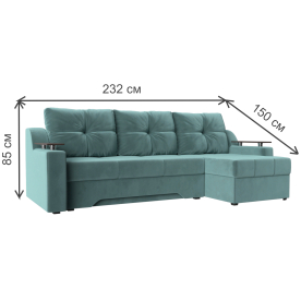 Диван угловой Сенатор