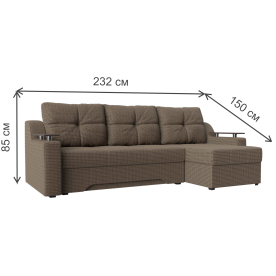 Диван угловой Сенатор