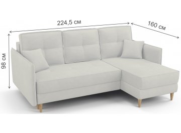 Диван угловой Z3.2 Дрезден правый