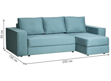 Диван уловой Bergamo правый