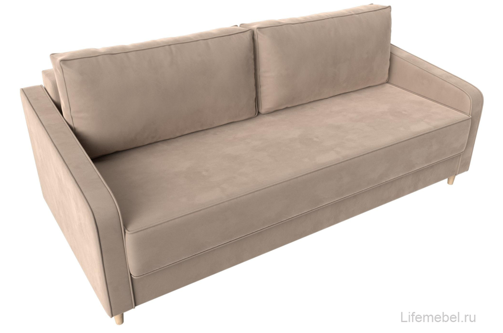 Диван Варшава бежевый велюр