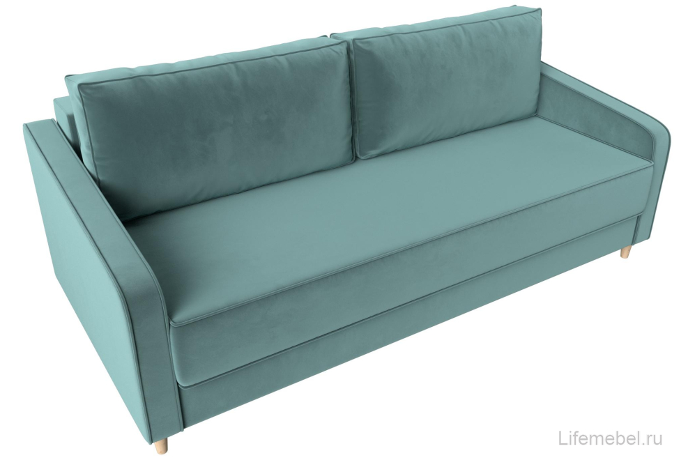 Диван Варшава бирюзовый велюр
