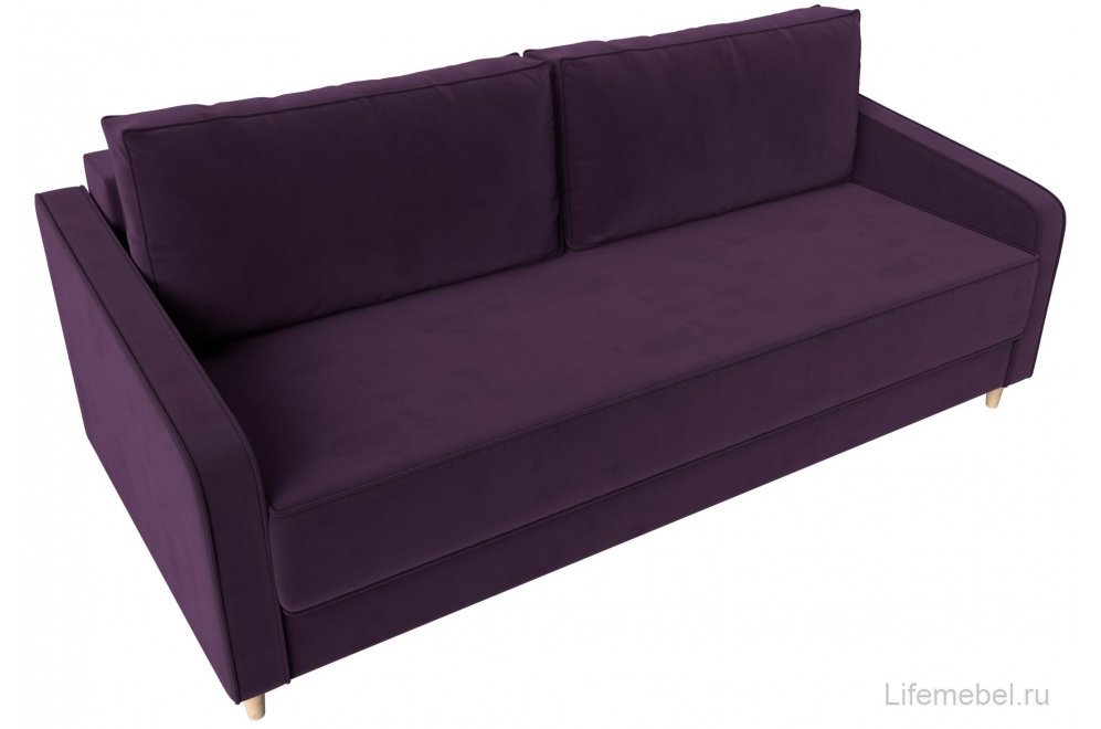 Диван Варшава фиолетовый велюр