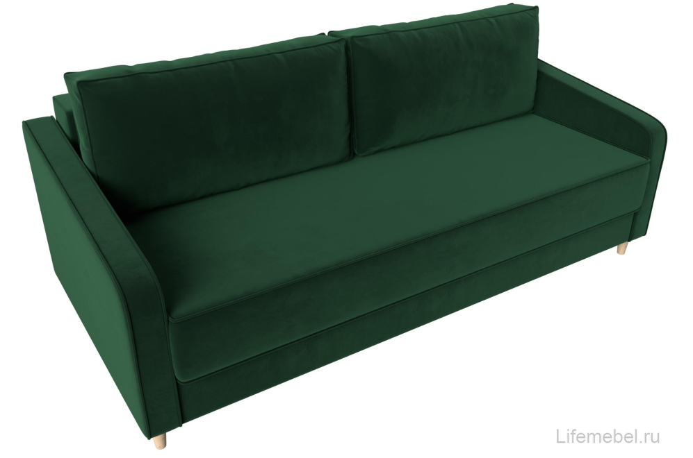 Диван Варшава зеленый велюр