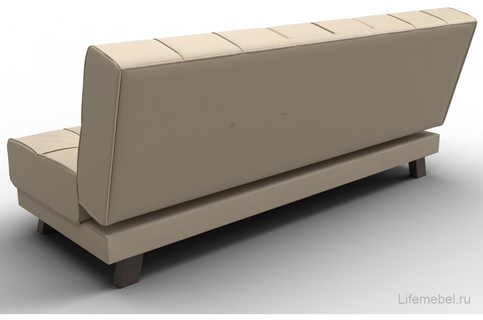 Диван Винсент эко кожа бежевый прямой