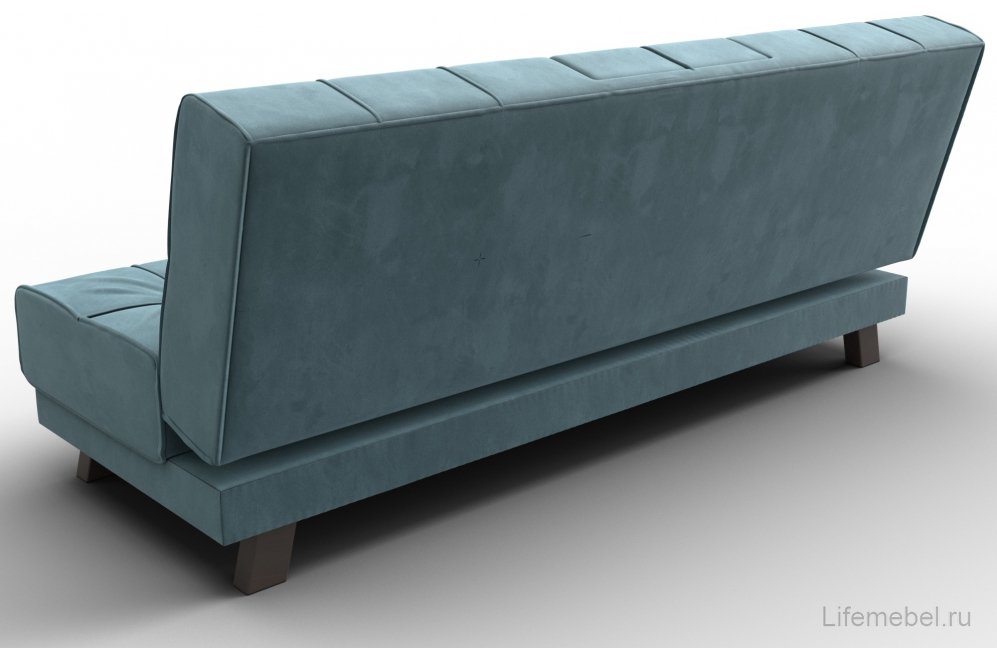 Диван Альта-Арт велюр бирюза прямой