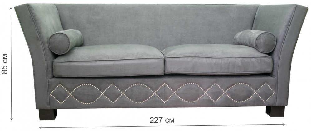 Диван Volte Grey серый