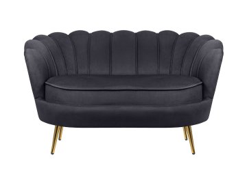 Дизайнерский двухместный диван Pearl Double Black