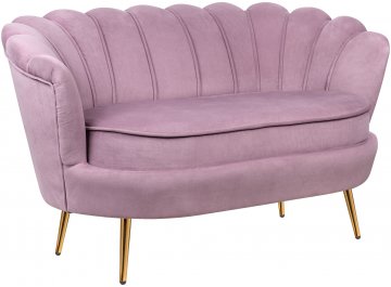 Дизайнерский двухместный диван Pearl Double Pink