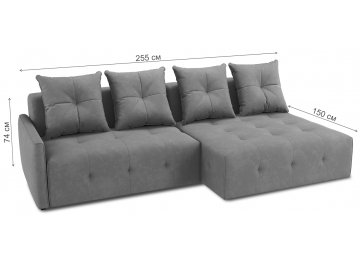 Диван угловой B3.2 Bronks правый