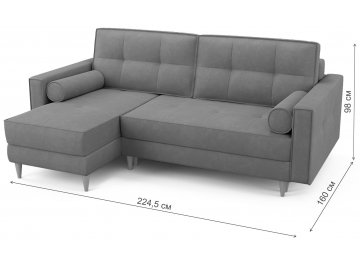 Диван угловой О2.1 Otto левый
