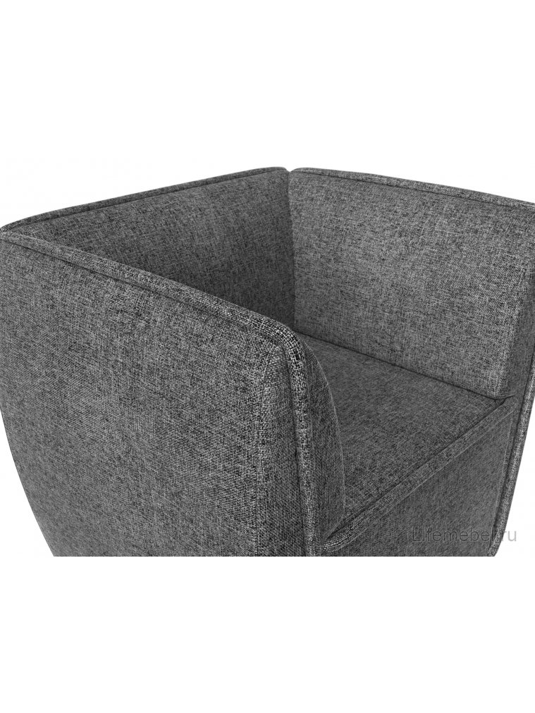 Кресло Бергамо серая рогожка