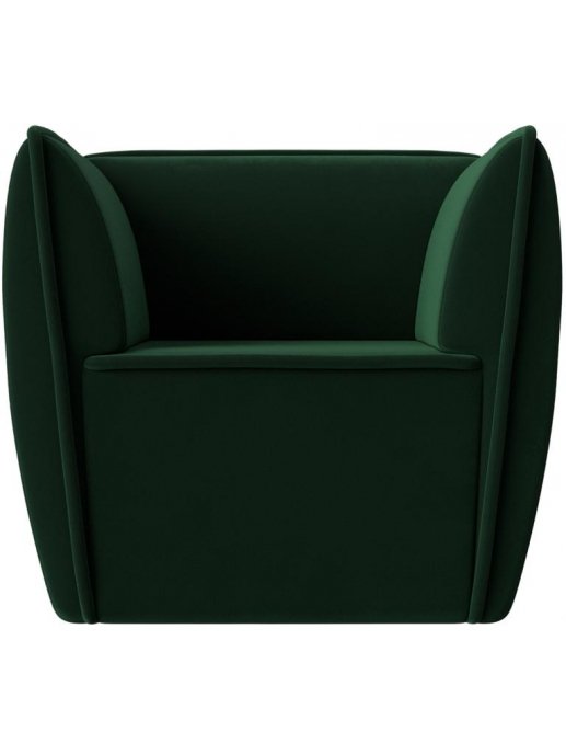 Кресло Бергамо зеленый велюр