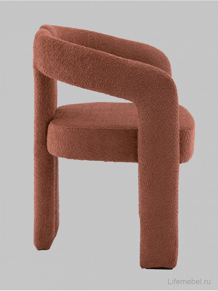Кресло Брентон букле / терракотовый