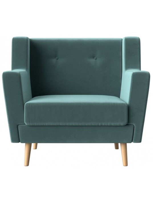 Кресло Брайтон бирюзовый велюр