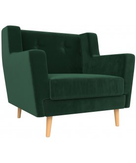 Кресло Брайтон велюр зеленый