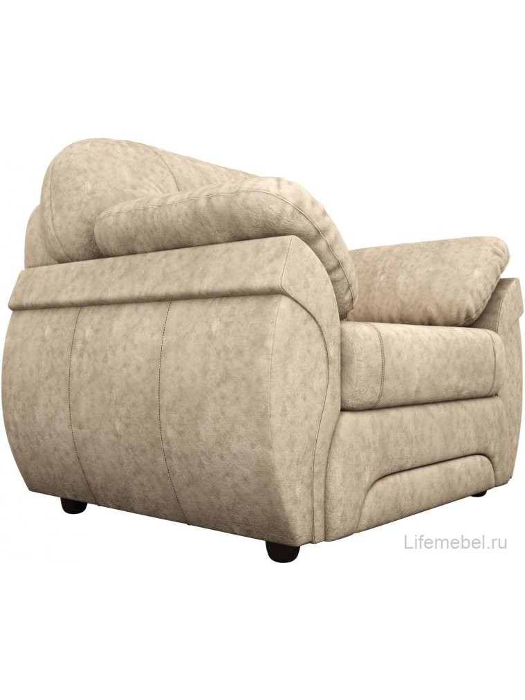 Кресло Бруклин велюр бежевый