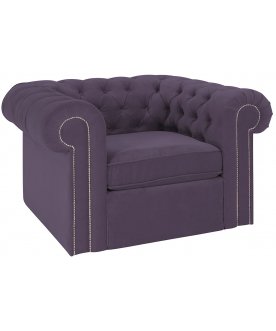 Кресло Chesterfield фиолетовый