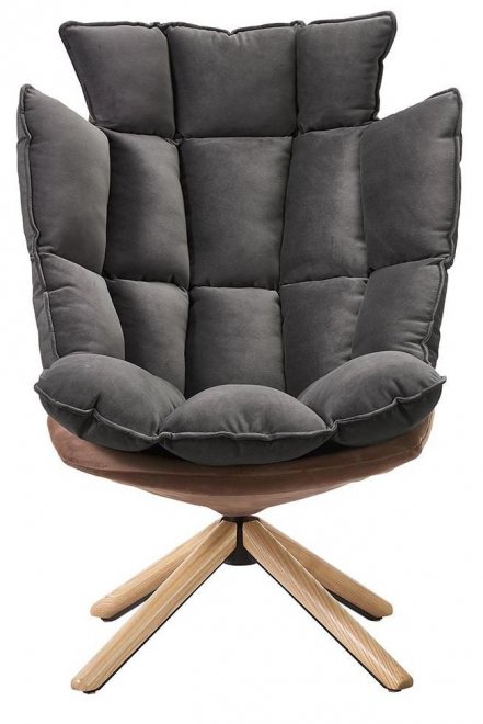 Кресло DC-1565C коричневое / серое