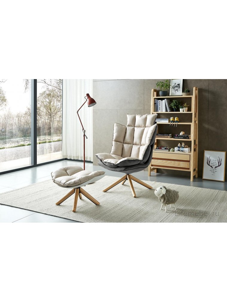 Кресло DC-1565C бежевый HE510-01B