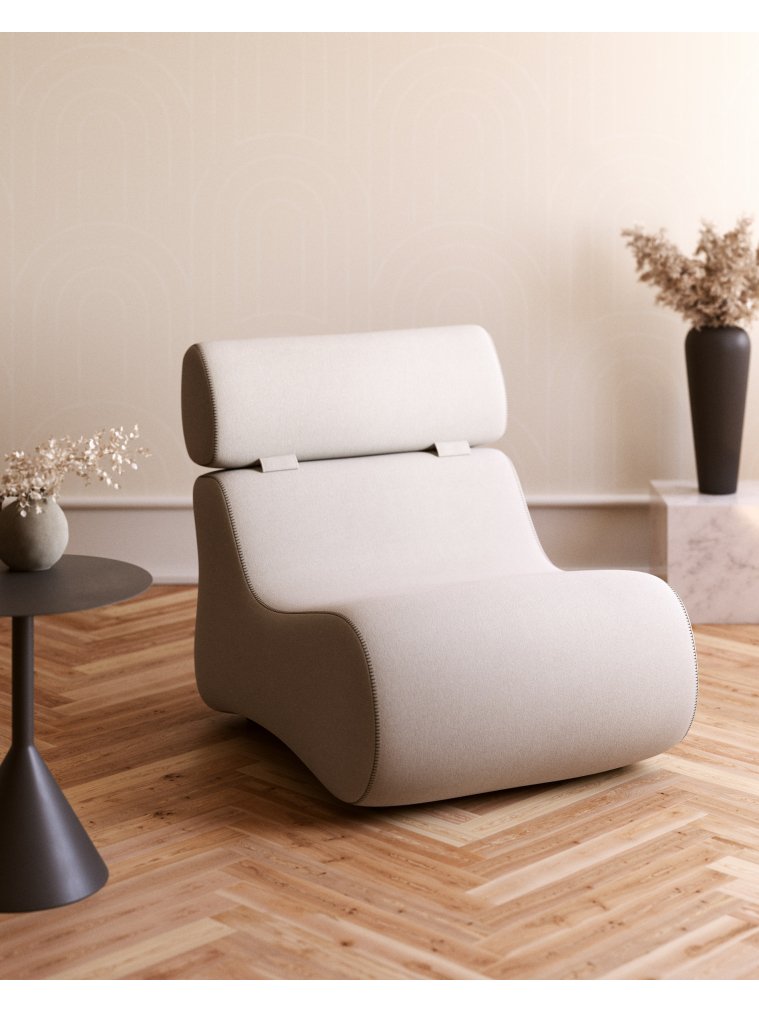 Кресло Club серое