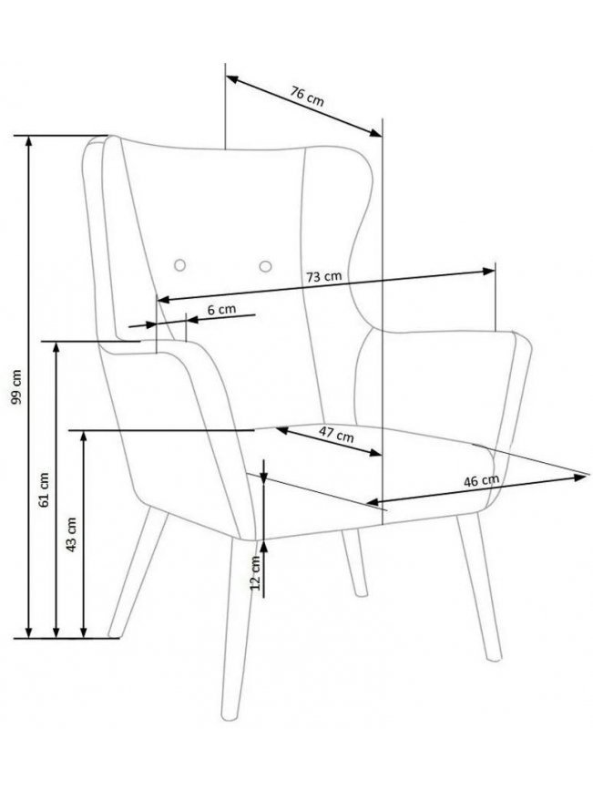 Кресло Cotto бежевое