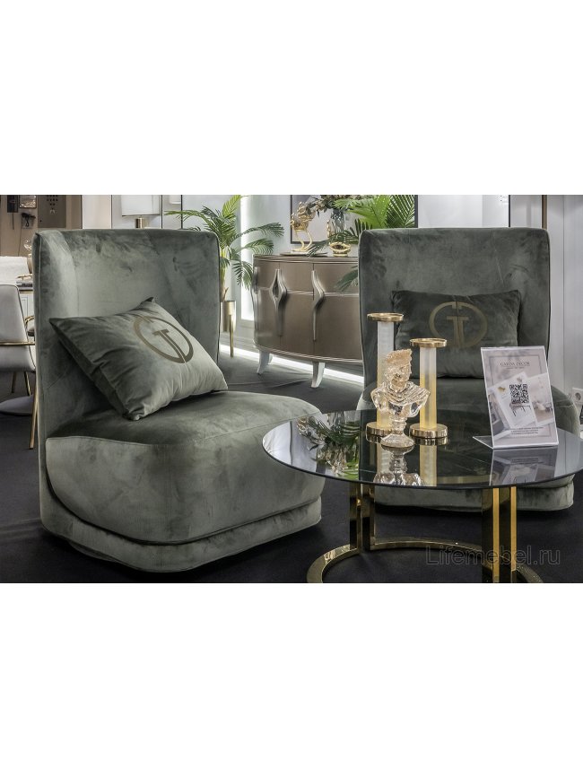 Кресло Джези оливковое