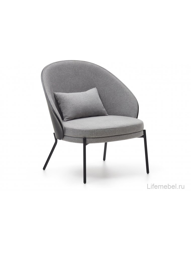 Кресло Eamy серое