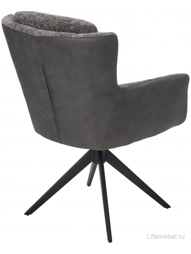 Кресло Garland 360 поворотное haga-16 серый / gino-457 серый / черный