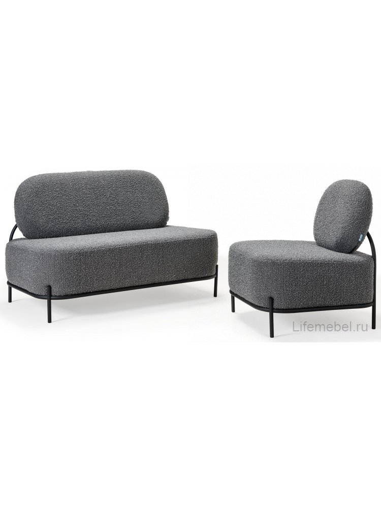 Кресло Gawaii dark grey
