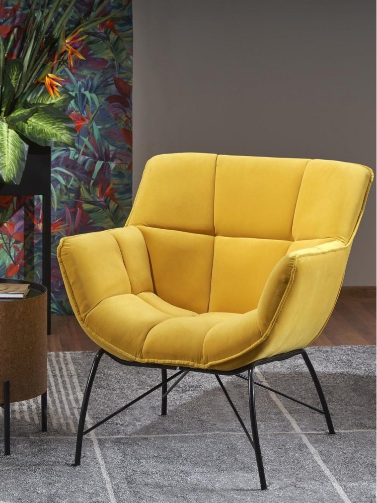 Кресло Belton желтое