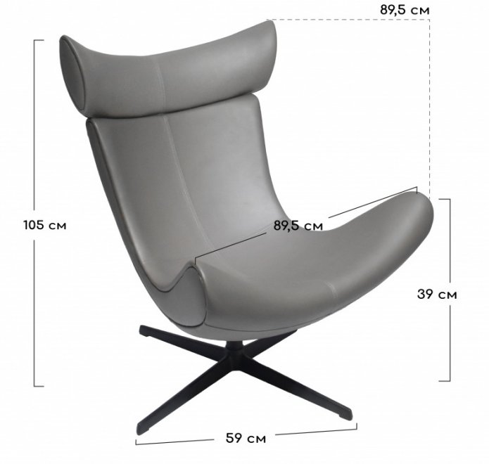 Кресло Imola зеленое