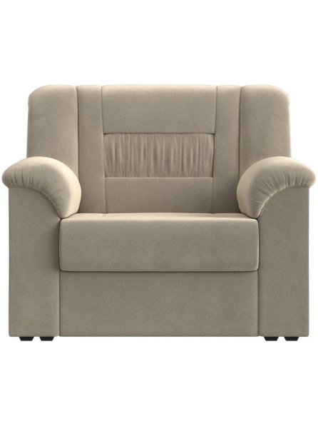 Кресло Карелия бежевый микровельвет