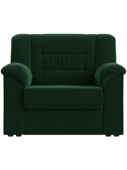 Кресло Карелия зеленый велюр