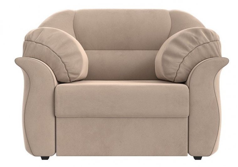 Кресло Карнелла бежевый велюр