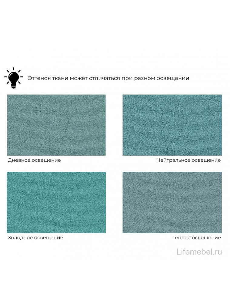 Кресло Карнелла бирюзовый велюр