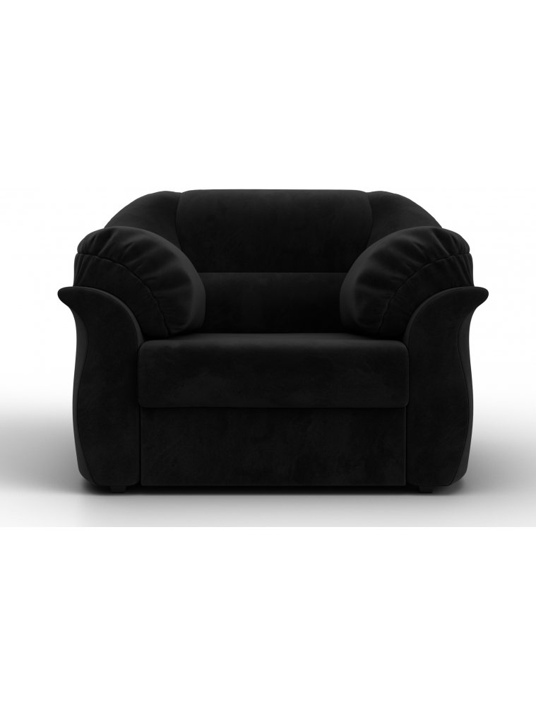 Кресло Эллада велюр черный