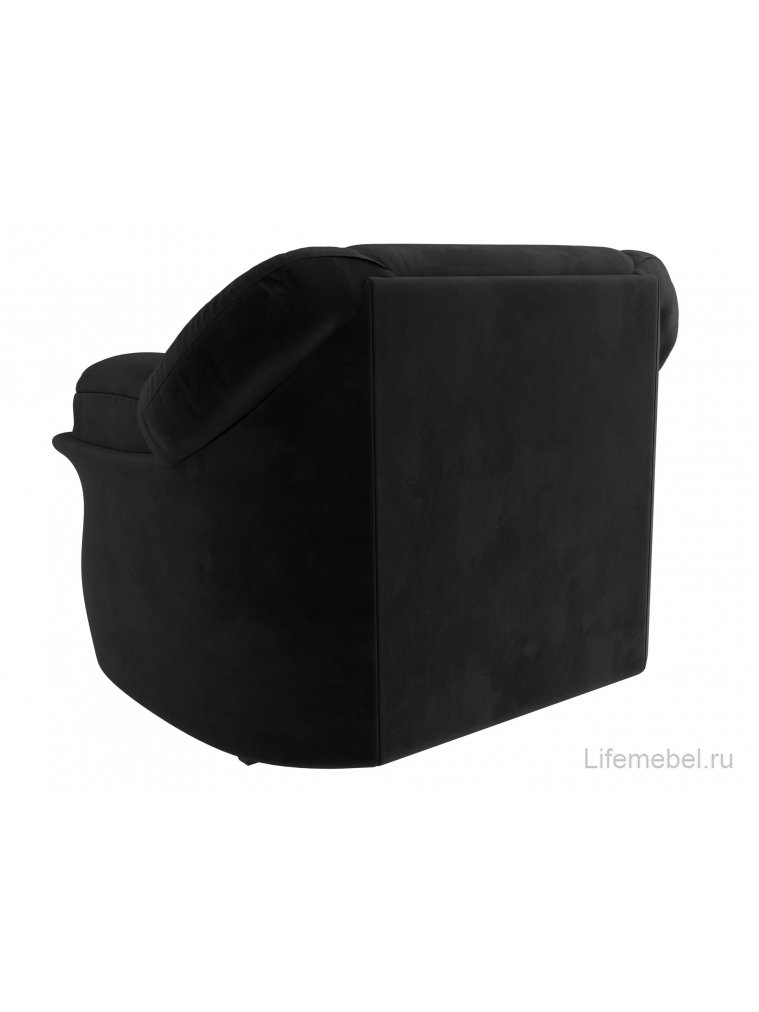 Кресло Карнелла велюр черный