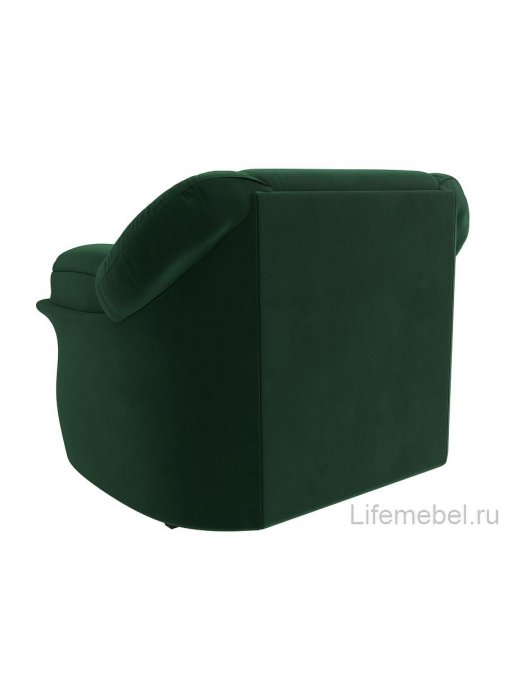Кресло Карнелла зеленый велюр