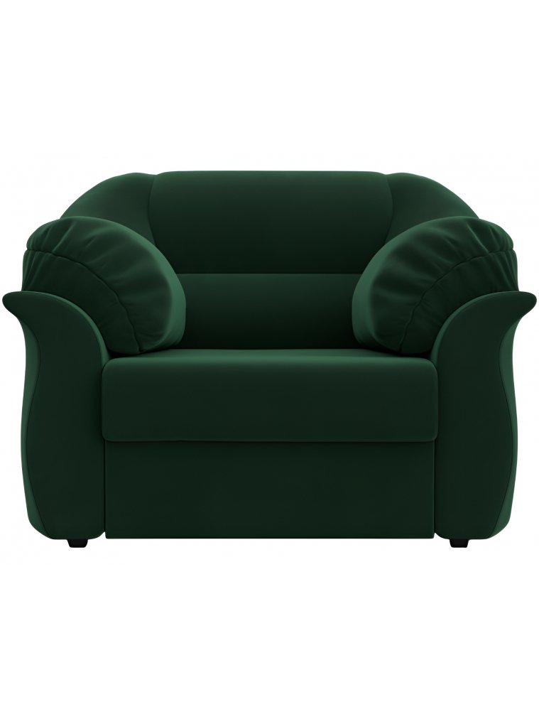 Кресло Карнелла зеленый велюр